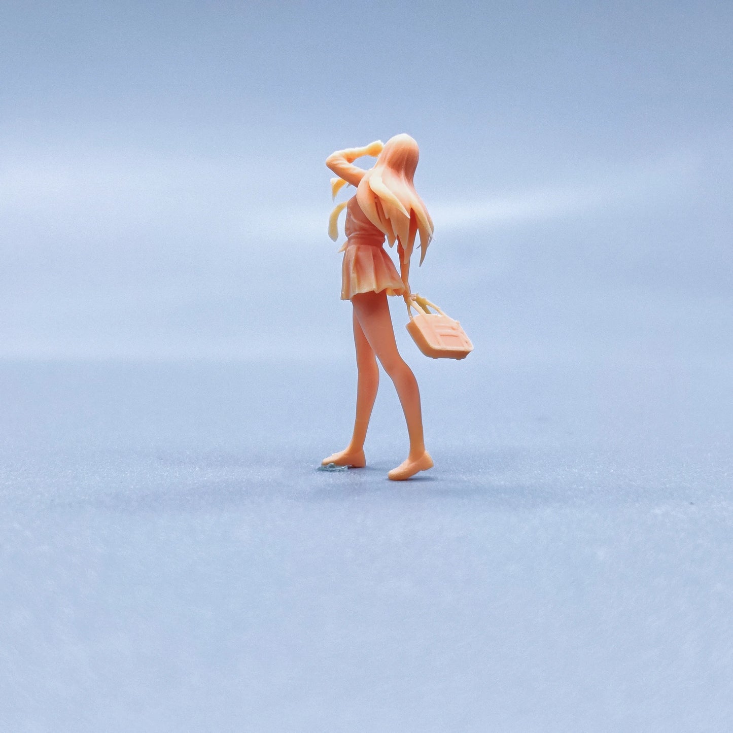 1/64 1/43 Figurines Scale Model Resin Standing Posture Higashikawa Biyah Uncolored Miniatures Diorama Hand-painted V707
