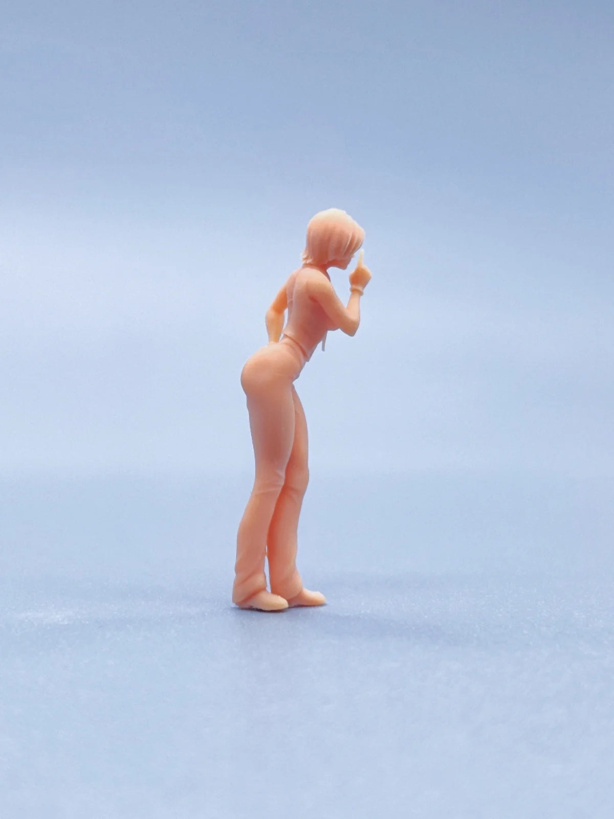 1/64 1/43 Figurines Scale Model Resin Standing Boxing King Vanessa Uncolored Miniatures Diorama Hand-painted V626