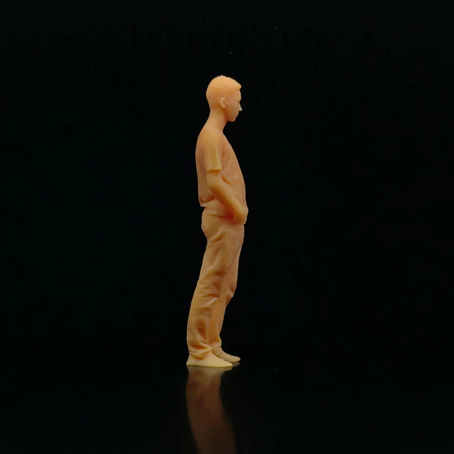 1/64 1/43 Scale Model Resin Hands In Pocket ManUncolored Miniature Diorama Hand-painted T430