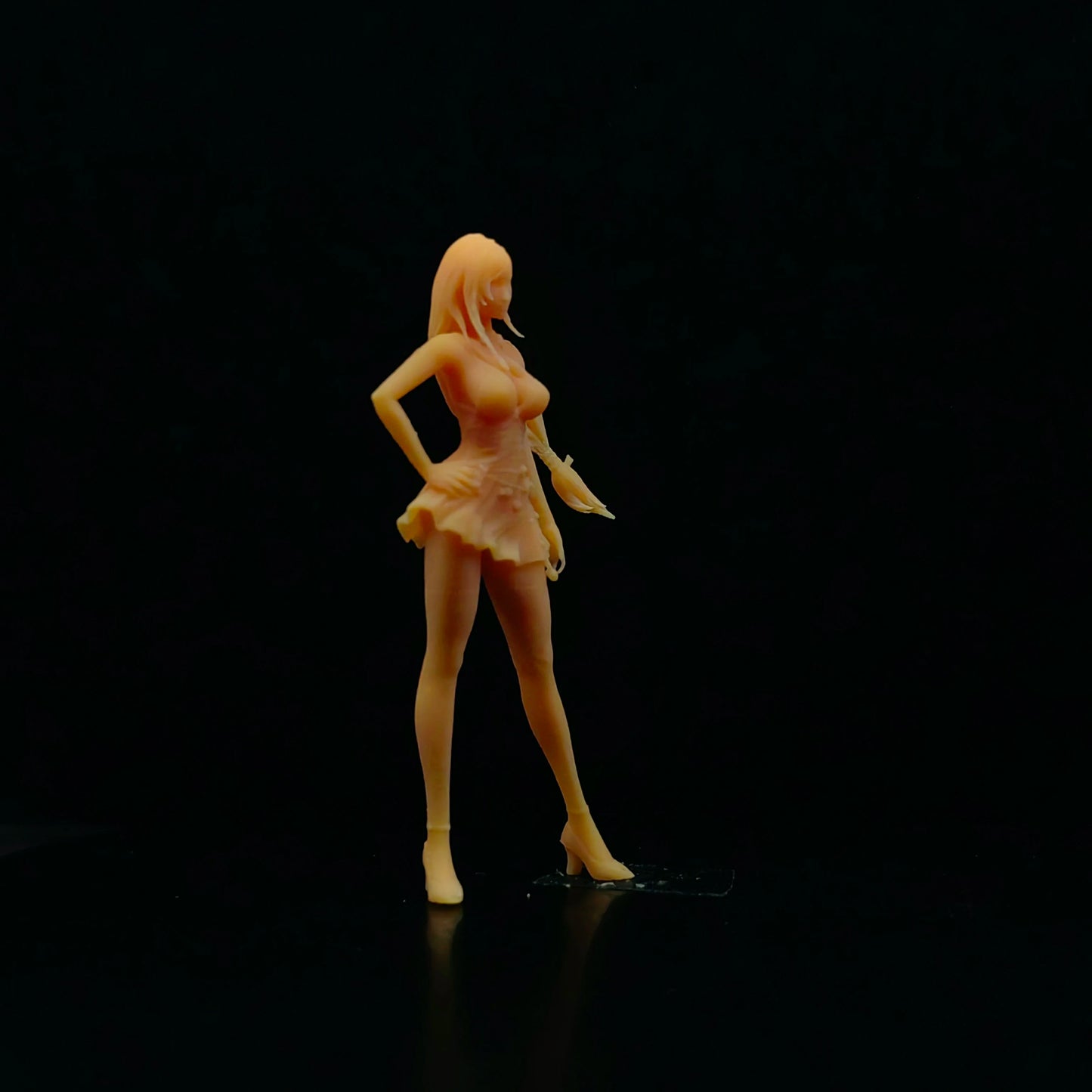 1/64 1/43 Scale Model Resin Skirt Tifa Uncolored Miniature Diorama Hand-painted T320