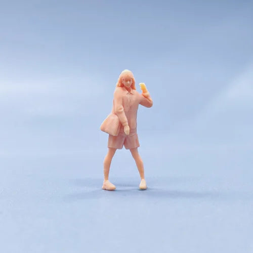 1/64 1/43 Figurines Scale Model Resin Artificial Person Number 207 Uncolored Miniatures Diorama Hand-painted V001 V015