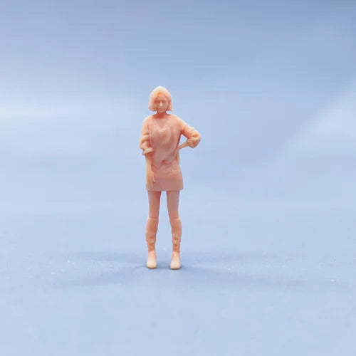 1/64 1/43 Figurines Scale Model Resin Artificial Person Number 207 Uncolored Miniatures Diorama Hand-painted V001 V015