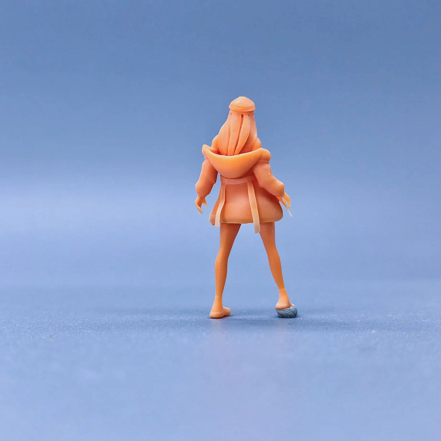 1/64 1/43 Scale Model Resin Coat Jacket Sexy GirlUncolored Miniature Diorama Hand-painted S321