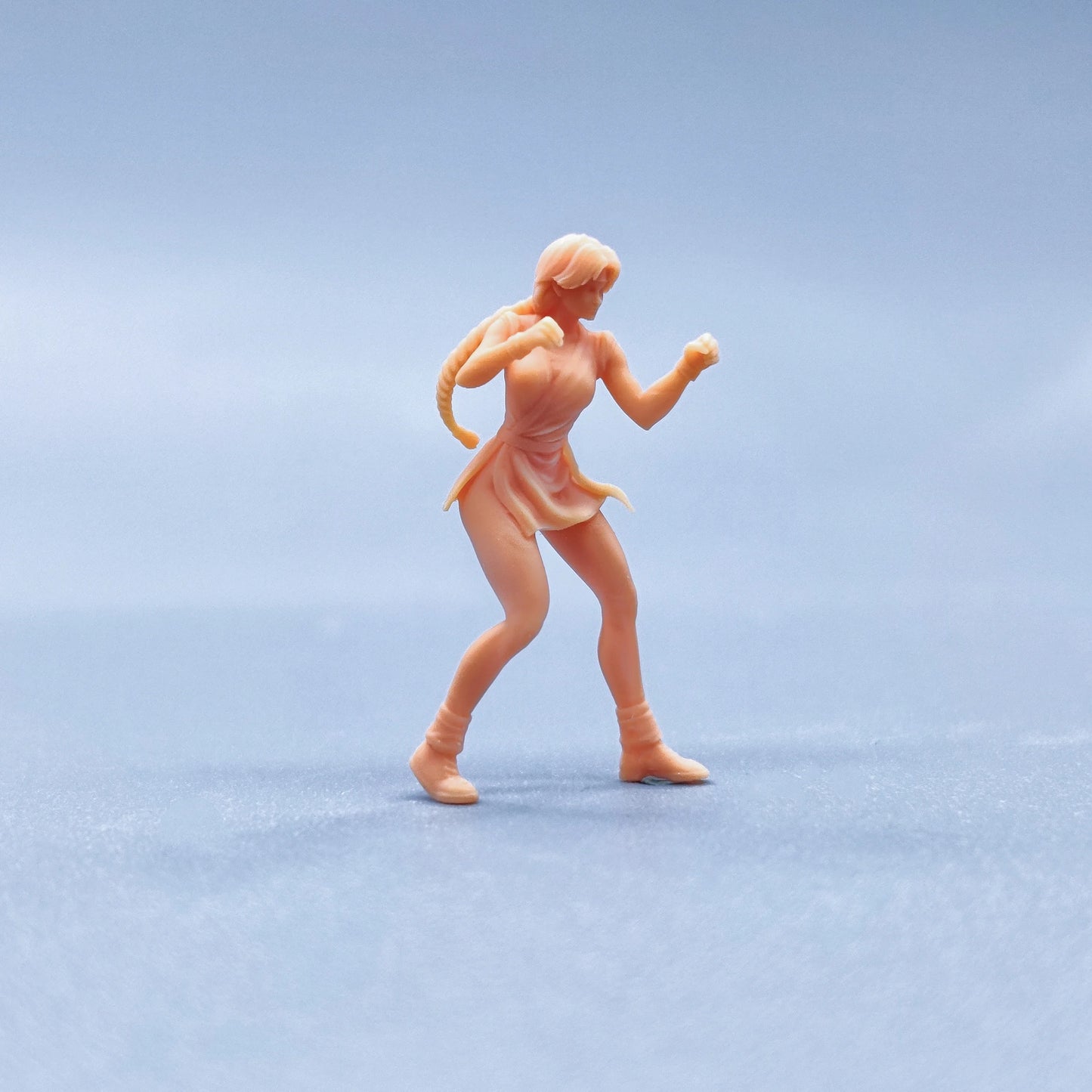 1/64 1/43 Figurines Scale Model Resin Standing Fist King Sakazaki Lily Uncolored Miniatures Diorama Hand-painted V632