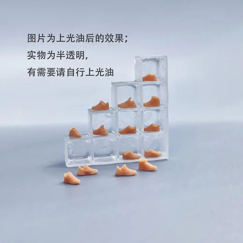 1/64 1/43 Figurines Scale Model Resin Collection Shoe Display Cabinet Uncolored Miniatures Diorama Hand-painted V326 V329