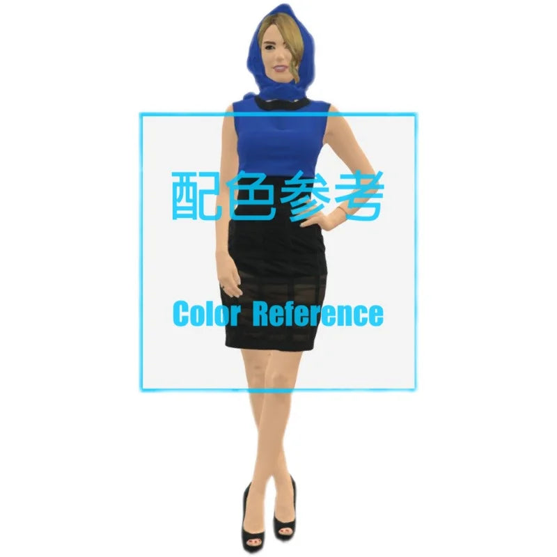 1/64 1/43 Figurines Scale Model Resin Women In Short Skirts Uncolored Miniatures Diorama Hand-painted L133