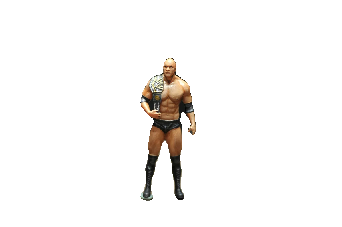 SZ Produced 1/64 diorama doll wwe boulder johnson series car model doll ornament