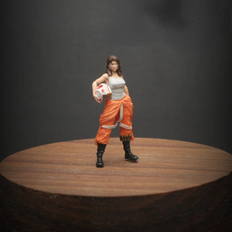 SZ Produced Diorama 1/64 Scale Figurines Model Pilot Collection Miniature Hand-painted