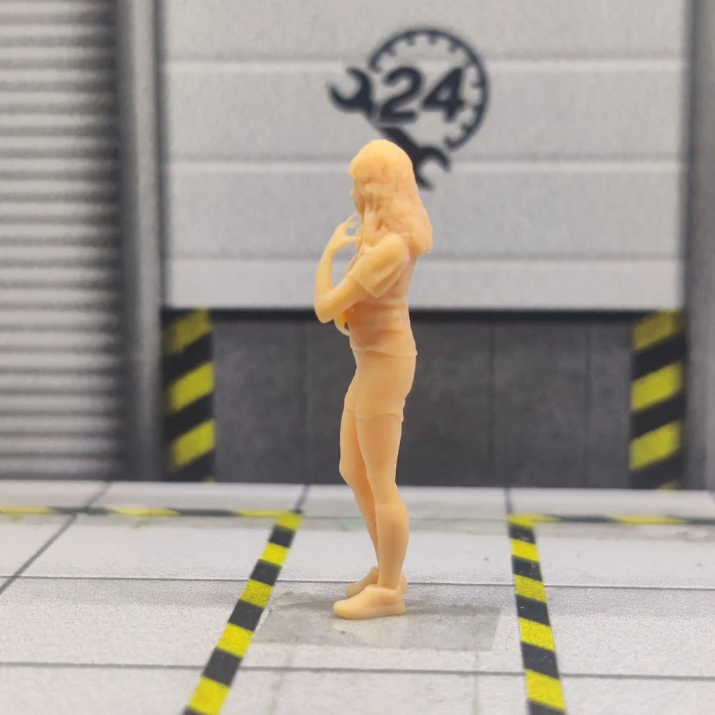 1/64 1/43 Scale Model Resin The Women's Group Thinks CuteUncolored Miniature Diorama Hand-painted T229