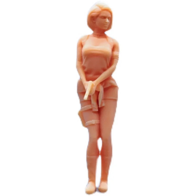1/64 1/43 Figurines Scale Model Resin Against The Wall Jill's Biochemical Crisis Uncolored Miniatures Diorama Hand-painted V018