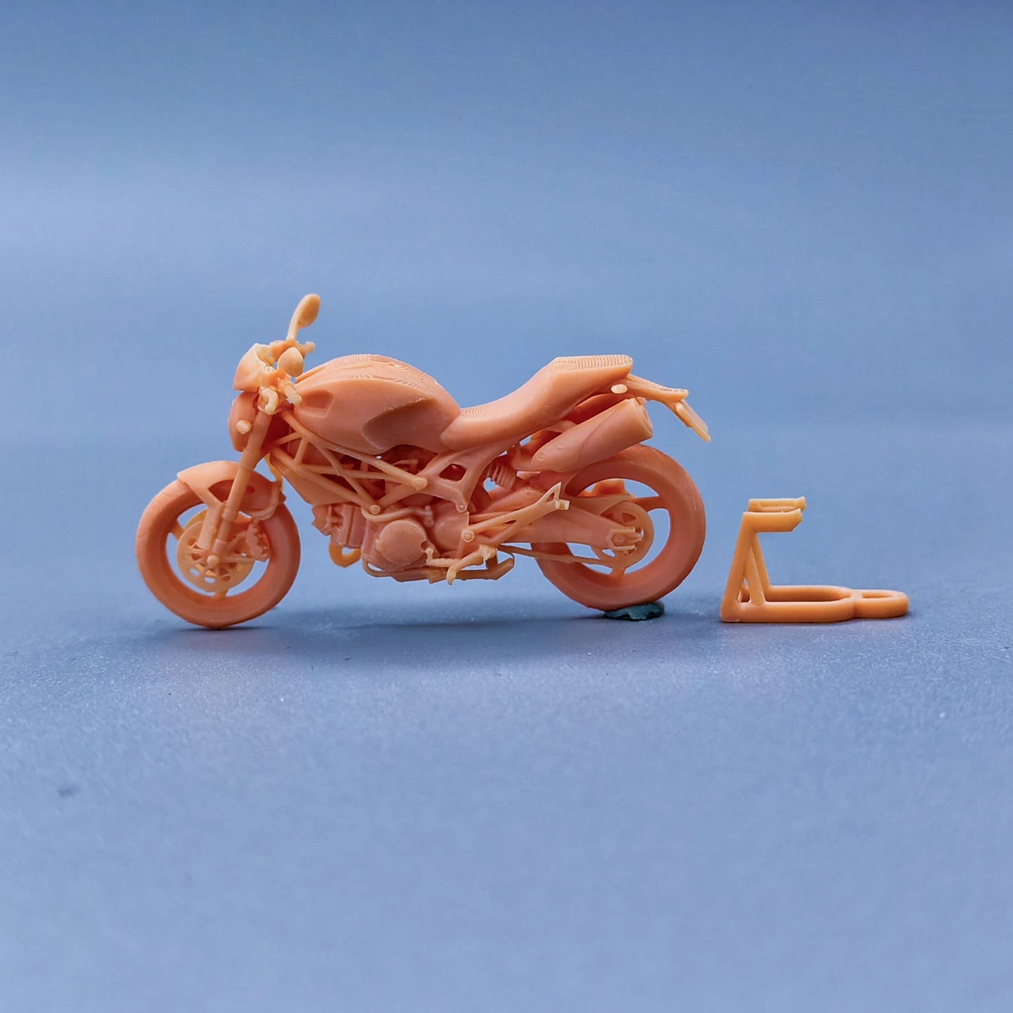 1/64 1/43 Figurines Scale Model Resin Dxxcati Moto Bike Uncolored Miniatures Diorama Hand-painted V016