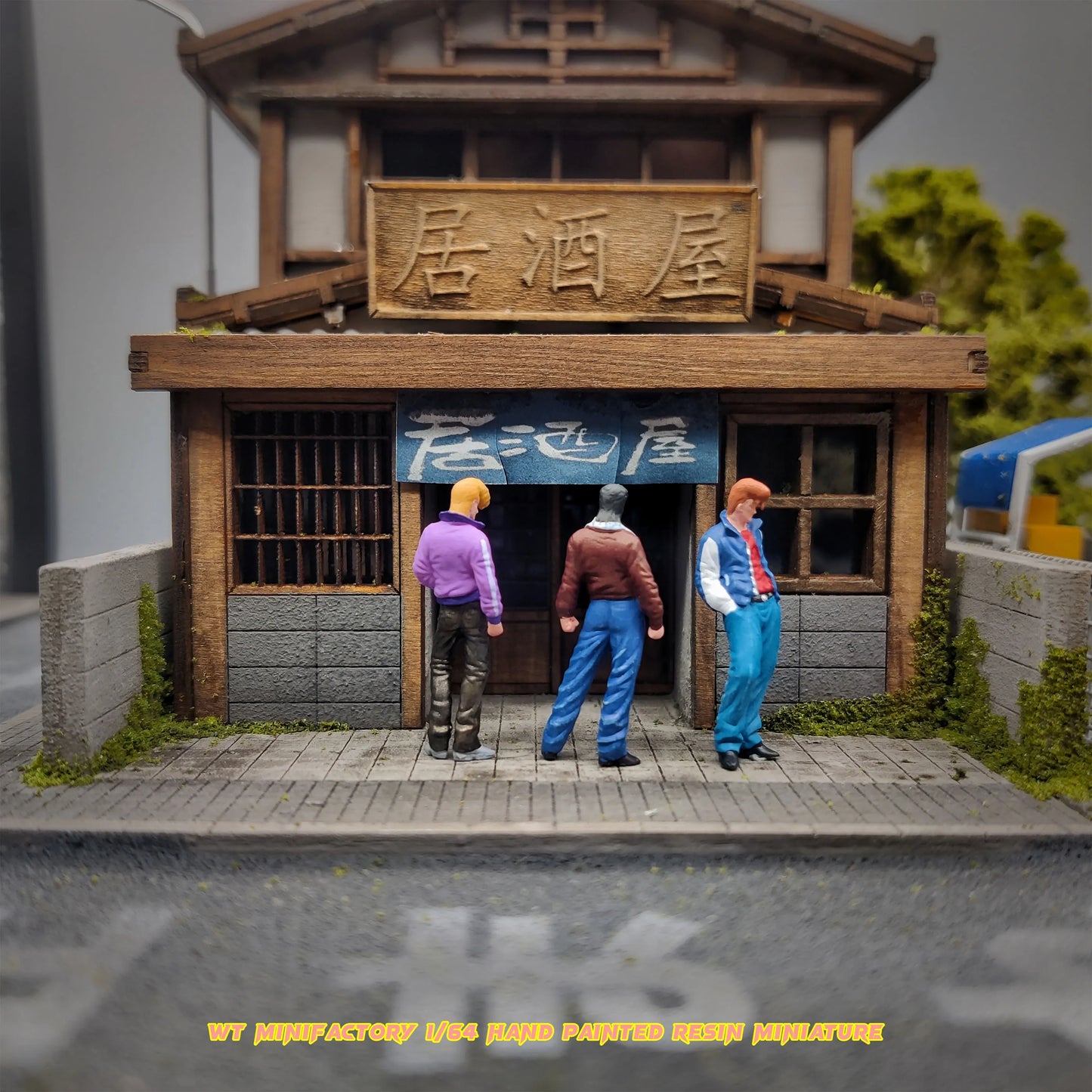 WT Minifactory Diorama 1/64 Scale Figurines Model Hot Blooded University 03 Trio Collection Miniature Hand-painted