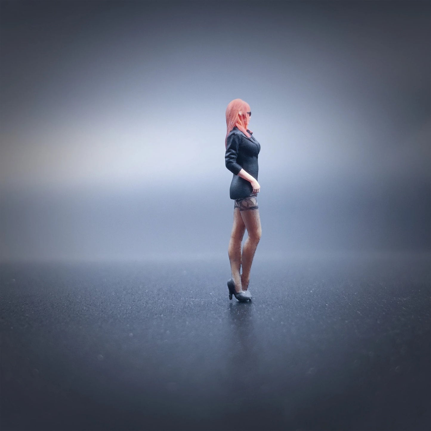 Cx Miniatures Diorama 1/64 Scale Figurines Model OL VR Experience Girl Neil Collection Hand-painted
