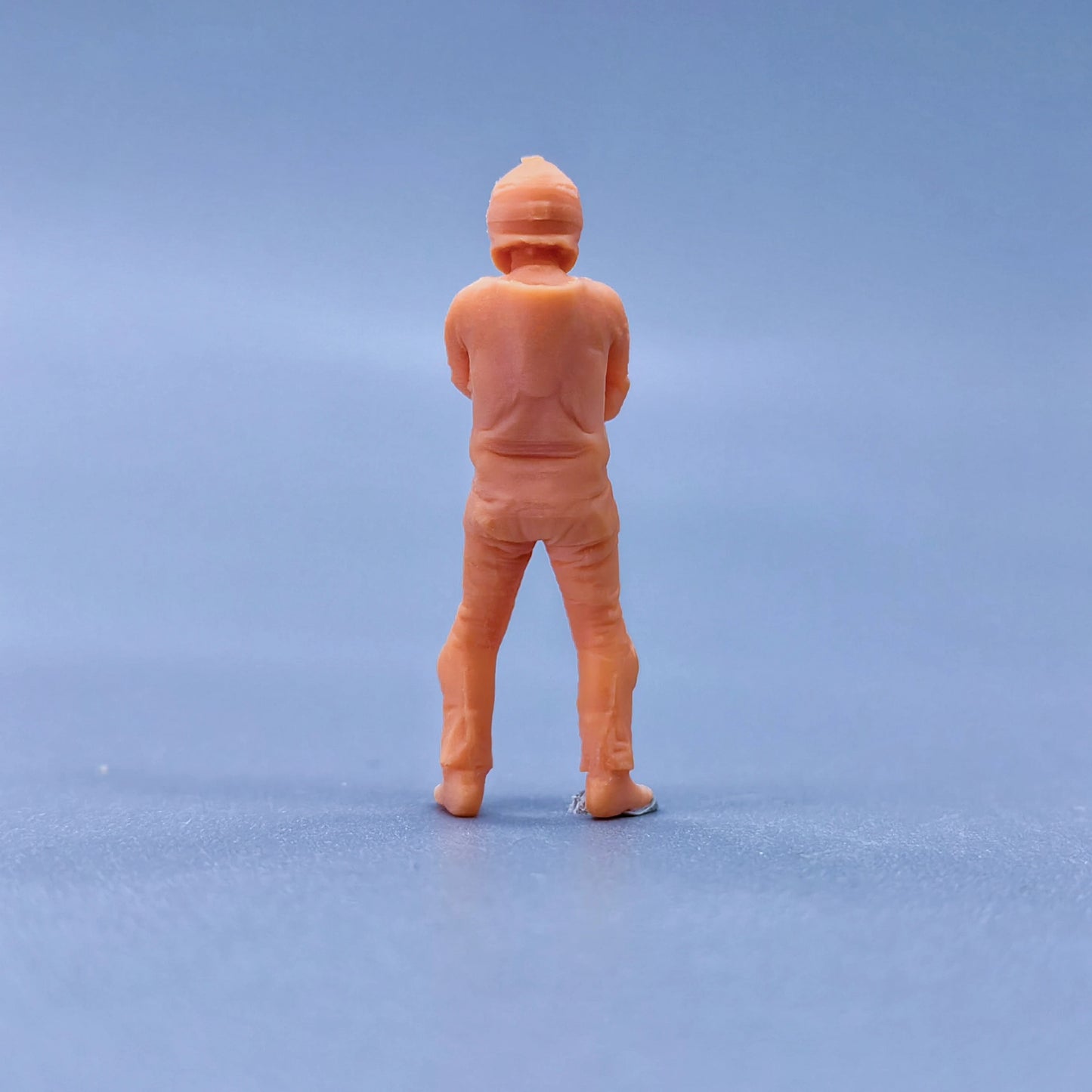 1/64 1/43 Figurines Scale Model Resin Male Motorcycle Rider Uncolored Miniatures Diorama Hand-painted L218
