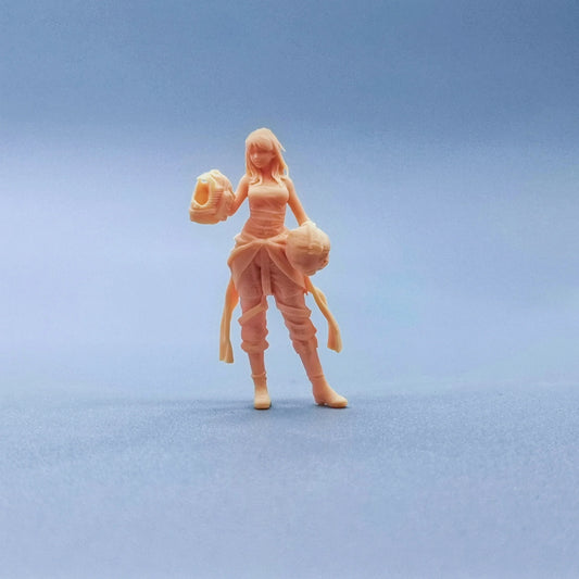 1/64 1/43 Figurines Scale Model Resin Jana Med Uncolored Miniatures Diorama Hand-painted  C001