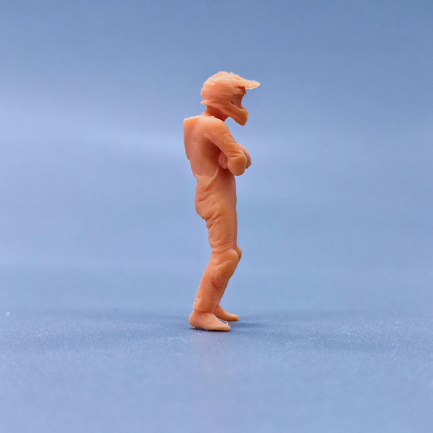 1/64 1/43 Figurines Scale Model Resin Male Motorcycle Rider Uncolored Miniatures Diorama Hand-painted L218