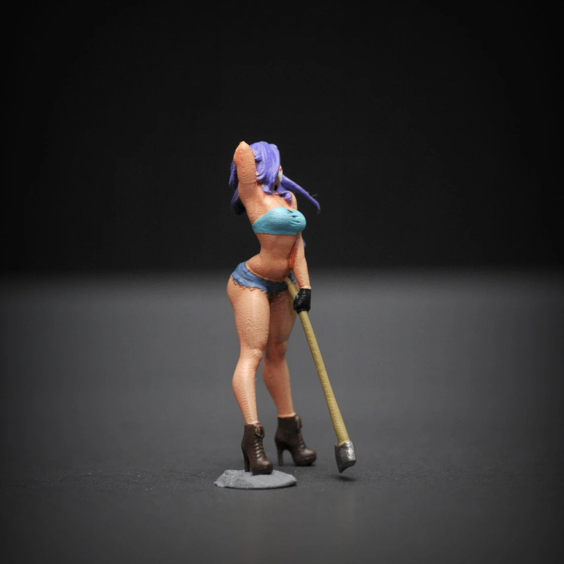 SZ Produced Diorama 1/64 Scale Figurines Model Female Jason Film Characters Collection Miniature Hand-painted