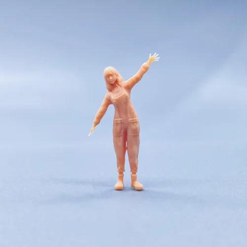 1/64 1/43 Figurines Scale Model Resin Artificial Person Number 207 Uncolored Miniatures Diorama Hand-painted V001 V015