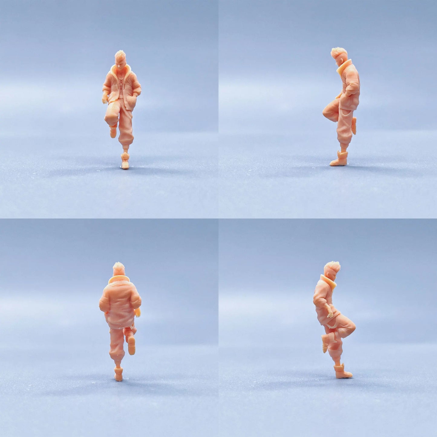 1/64 1/43 Figurines Scale Model Resin Cyber Surfer David Rebecca Uncolored Miniatures Diorama Hand-paintedS137 S138