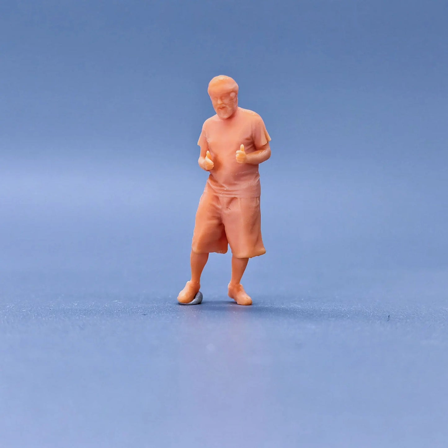 1/64 1/43 Scale Model ResinBig Hu Zi Man with Gun Gestures Uncolored Miniature Diorama Hand-painted S728