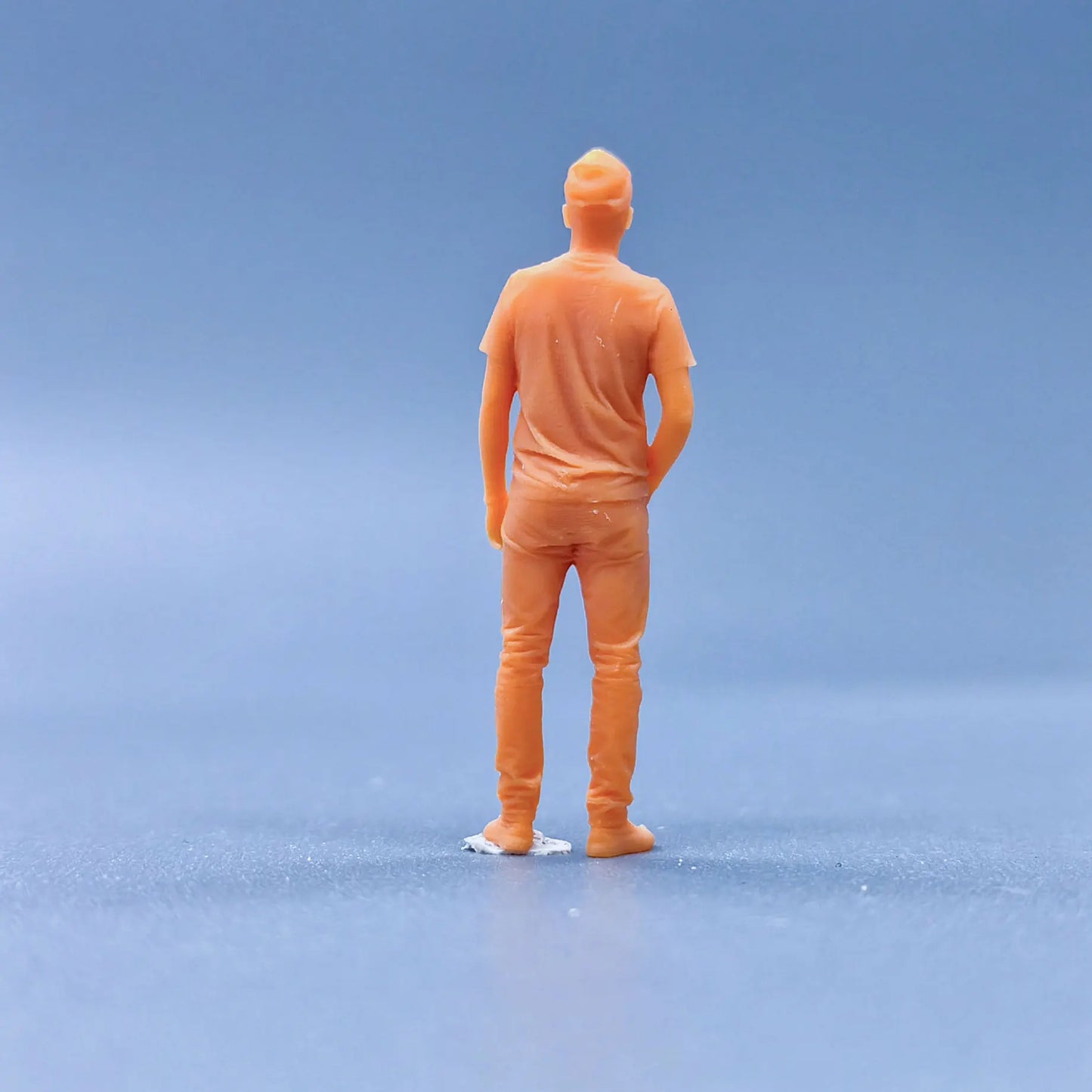 1/64 1/43 Scale Model Resin Head Up Cap BoyUncolored Miniature Diorama Hand-painted S234