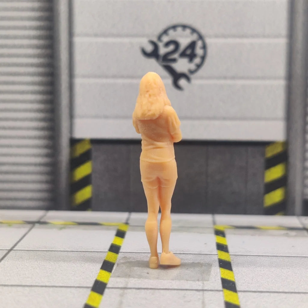 1/64 1/43 Scale Model Resin The Women's Group Thinks CuteUncolored Miniature Diorama Hand-painted T229