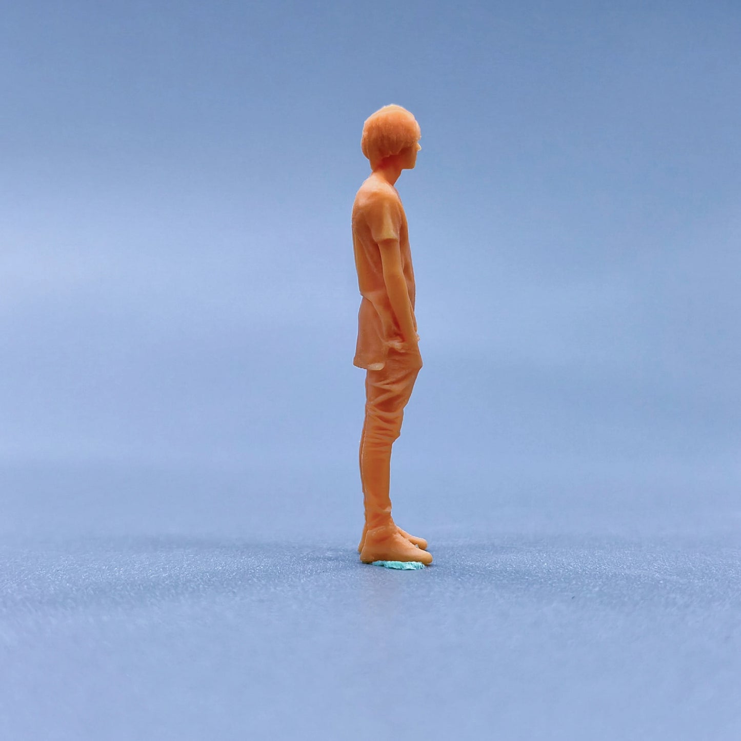 1/64 1/43 Figurines Scale Model ResinShort Sleeved Pockets for Handsome Men Uncolored Miniatures Diorama Hand-painted L227