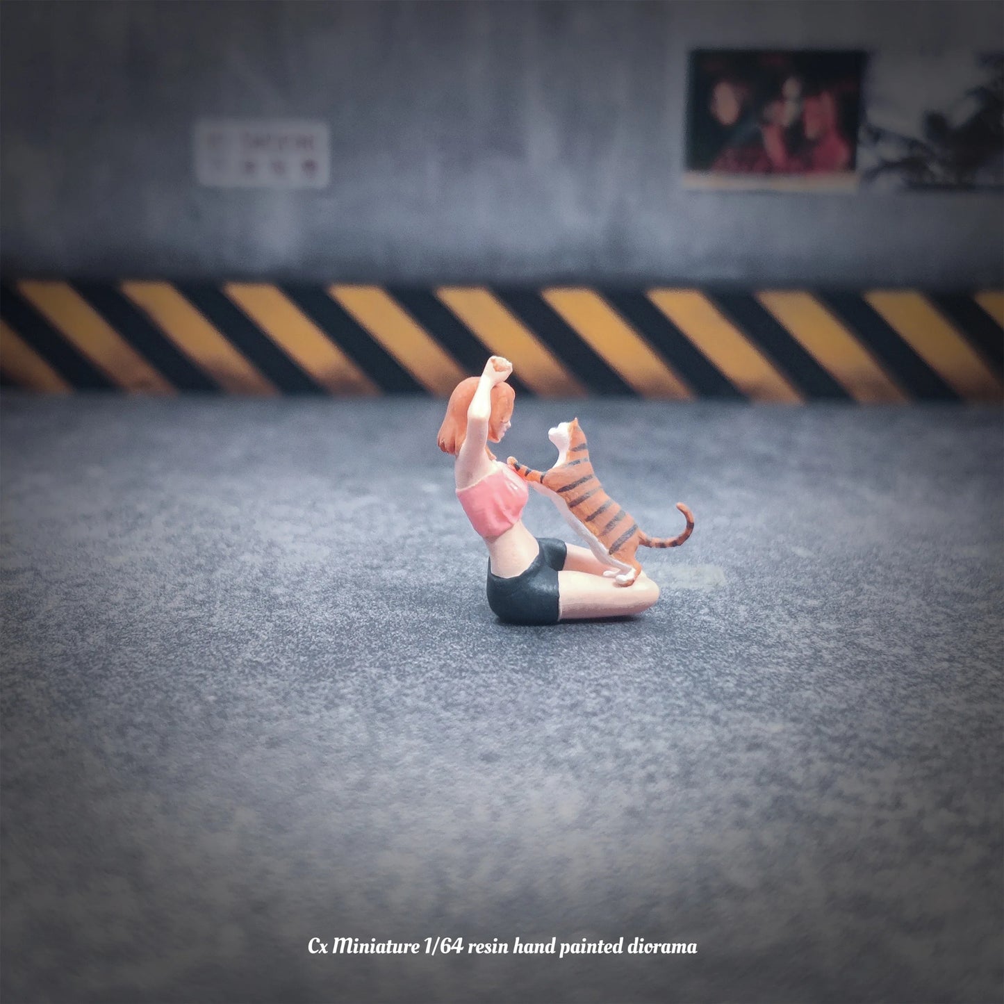 Cx Miniatures Diorama 1/64 Scale Figurines Model Doumao Girl 02 Realistic Characters Collection Hand-painted