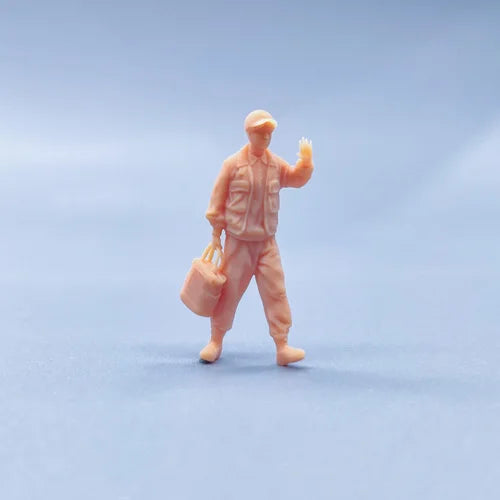 1/64 1/43 Figurines Scale Model Resin Artificial Person Number 207 Uncolored Miniatures Diorama Hand-painted V001 V015