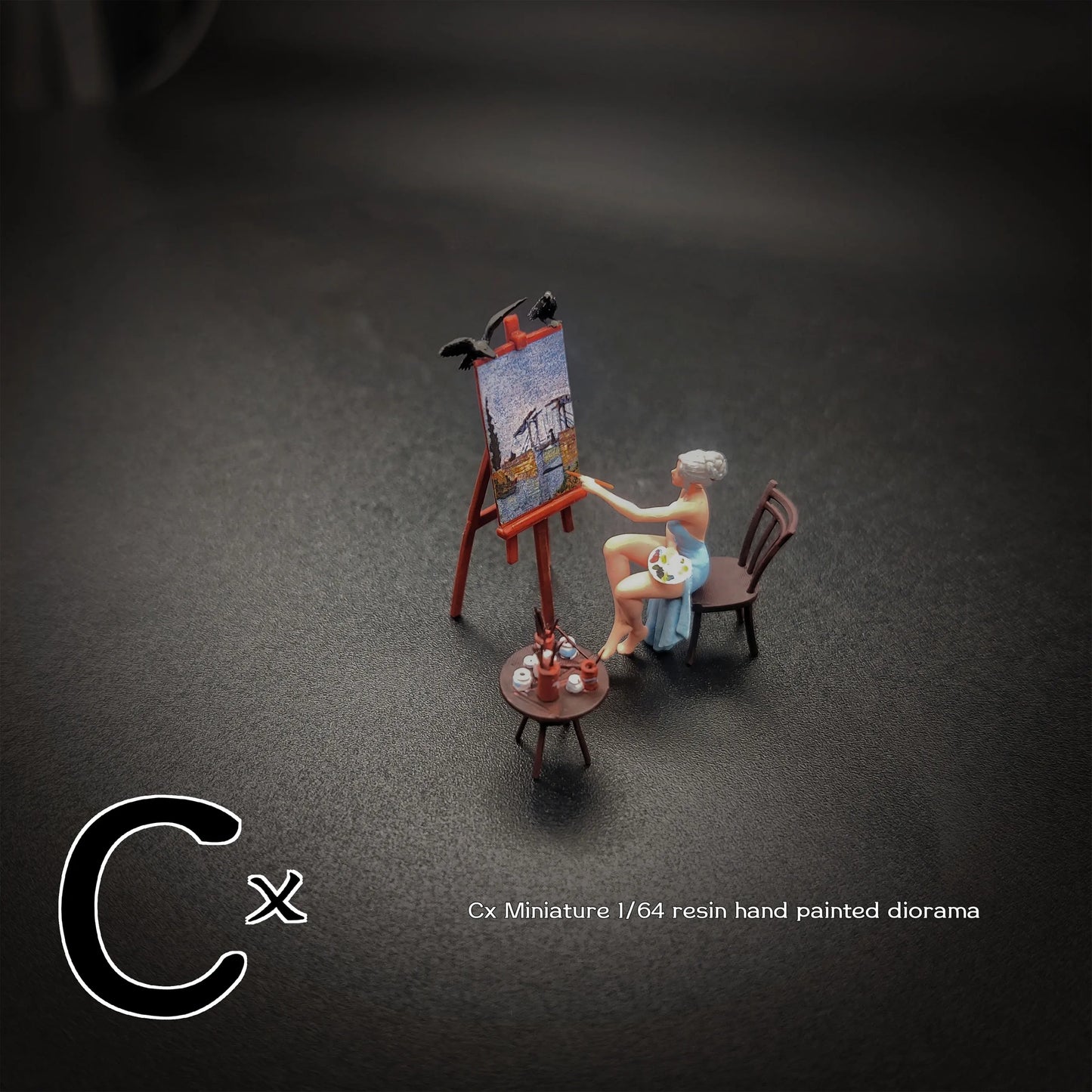 Cx Miniatures Diorama 1/64 Scale Figurines Model Paintings of Ice Princess Collection Hand-painted