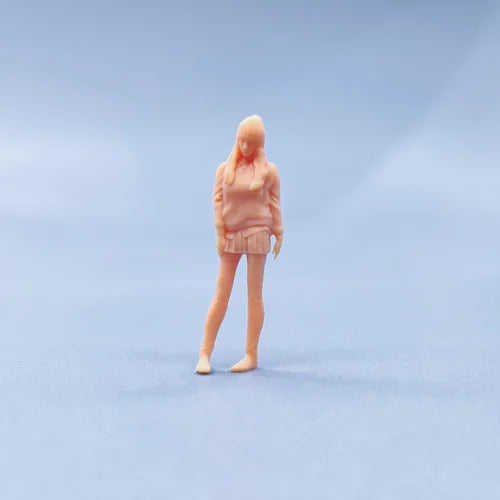 1/64 1/43 Figurines Scale Model Resin Artificial Person Number 207 Uncolored Miniatures Diorama Hand-painted V001 V015