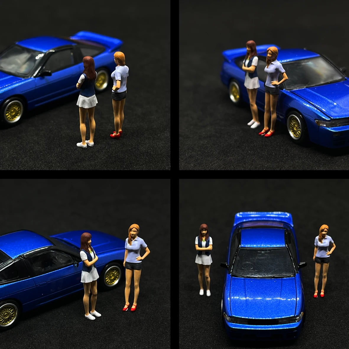 DEW2 Diorama 1/64 Scale Figurines Model Satō Mako Sayuki Collection Miniature Hand-painted