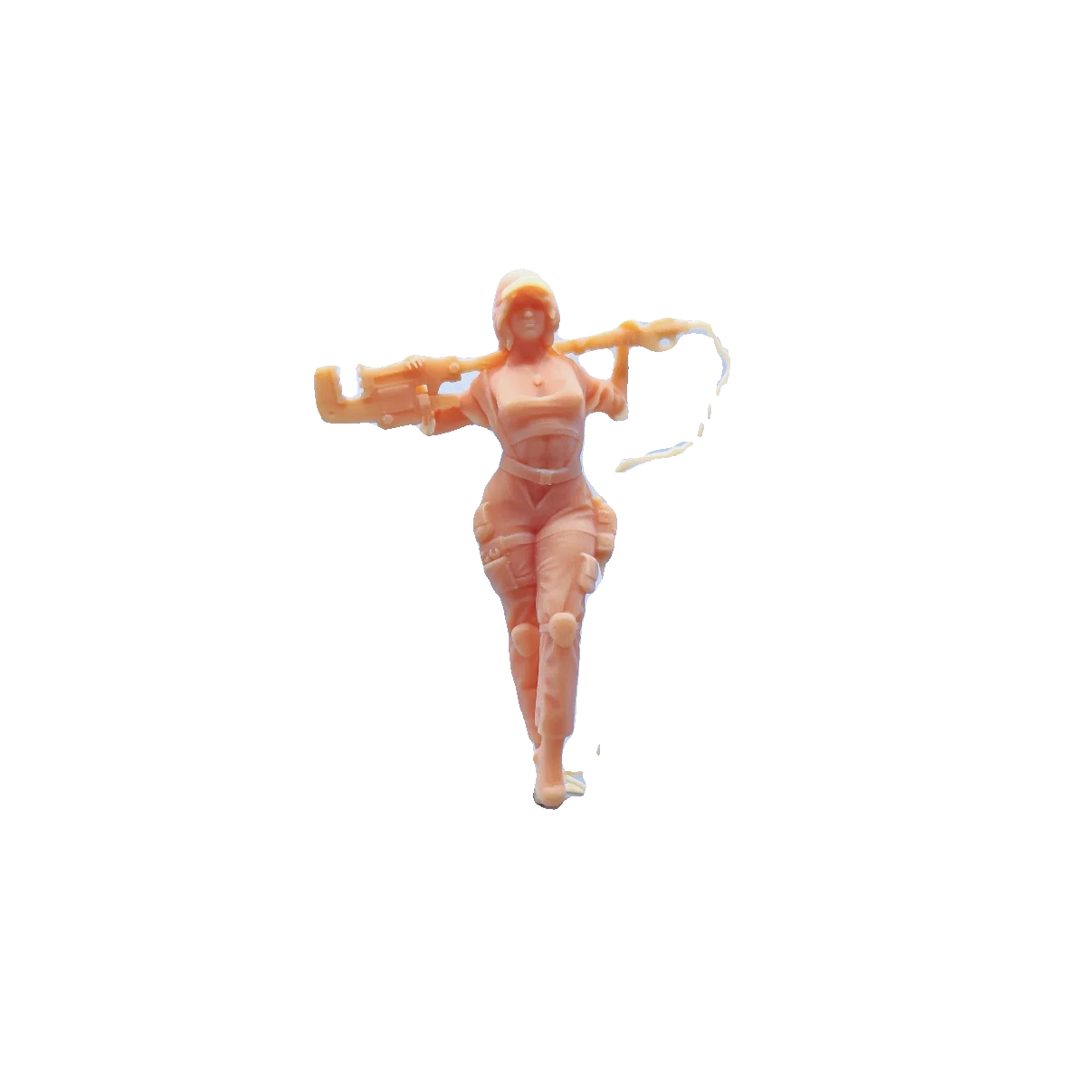 1/64 1/43 Figurines Scale Model Resin Repair The Female with A Large Wrench Uncolored Miniatures Diorama Hand-painted V508