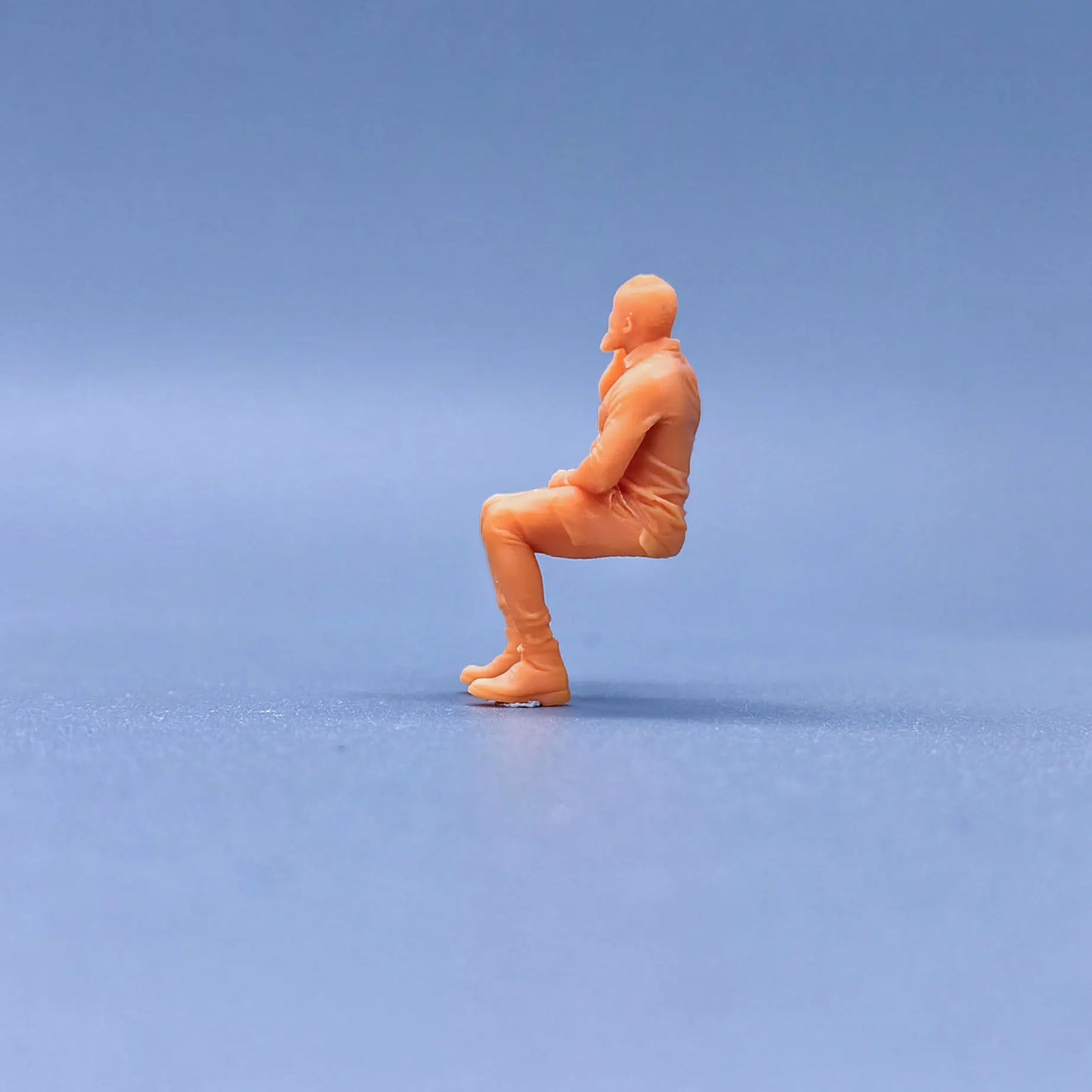 1/64 1/43 Scale Model Resin A Mustache on The PhoneUncolored Miniature Diorama Hand-painted S605