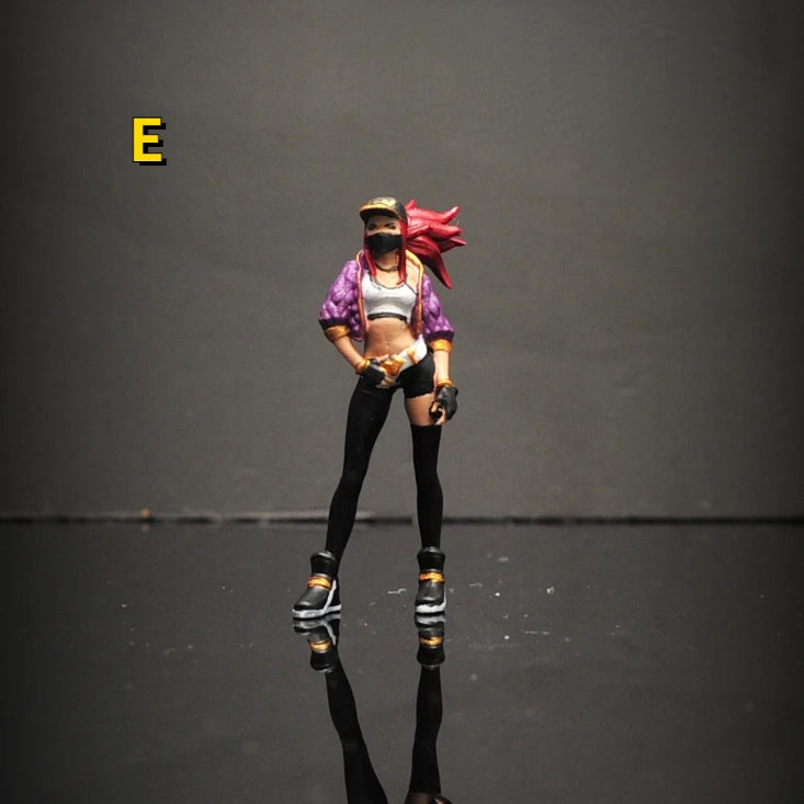 SZ Produced Diorama 1/64 Scale Figurines Akari Game Characters Collection Miniature Hand-painted