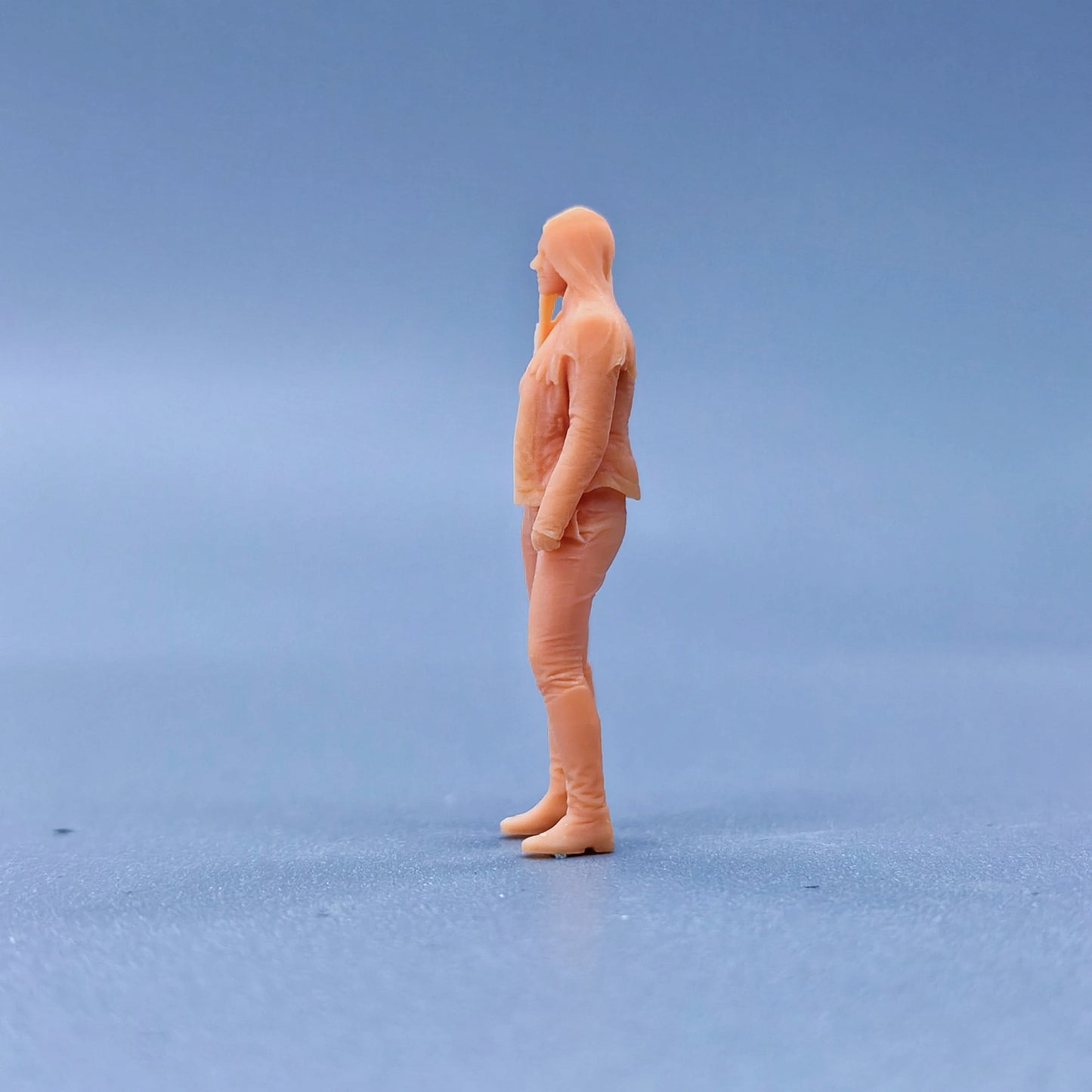 1/64 1/43 Figurines Scale Model Resin Men with Waist Insertion Uncolored Miniatures Diorama Hand-painted L304