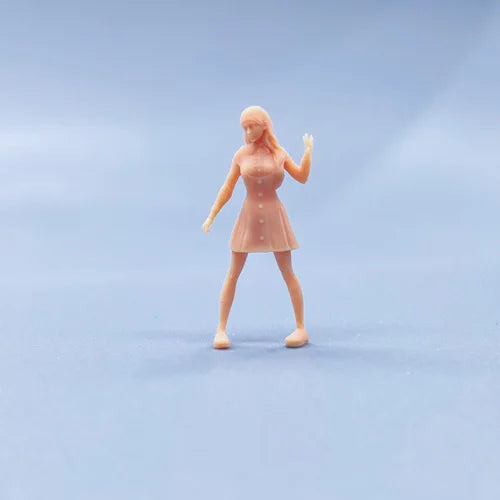 1/64 1/43 Figurines Scale Model Resin Artificial Person Number 207 Uncolored Miniatures Diorama Hand-painted V001 V015