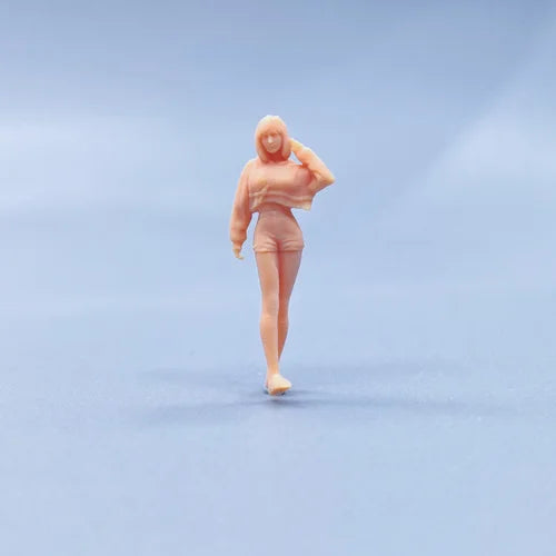 1/64 1/43 Figurines Scale Model Resin Artificial Person Number 207 Uncolored Miniatures Diorama Hand-painted V001 V015
