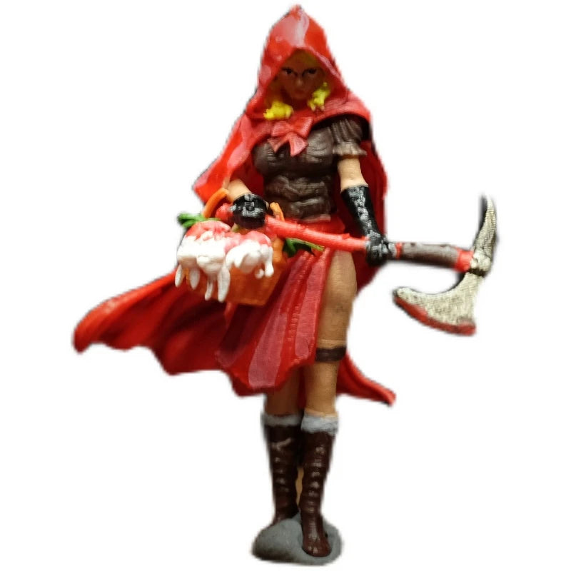 SZ Produced Diorama 1/64 Scale Figurines Model Little Red Riding Hood Collection Miniature Hand-painted