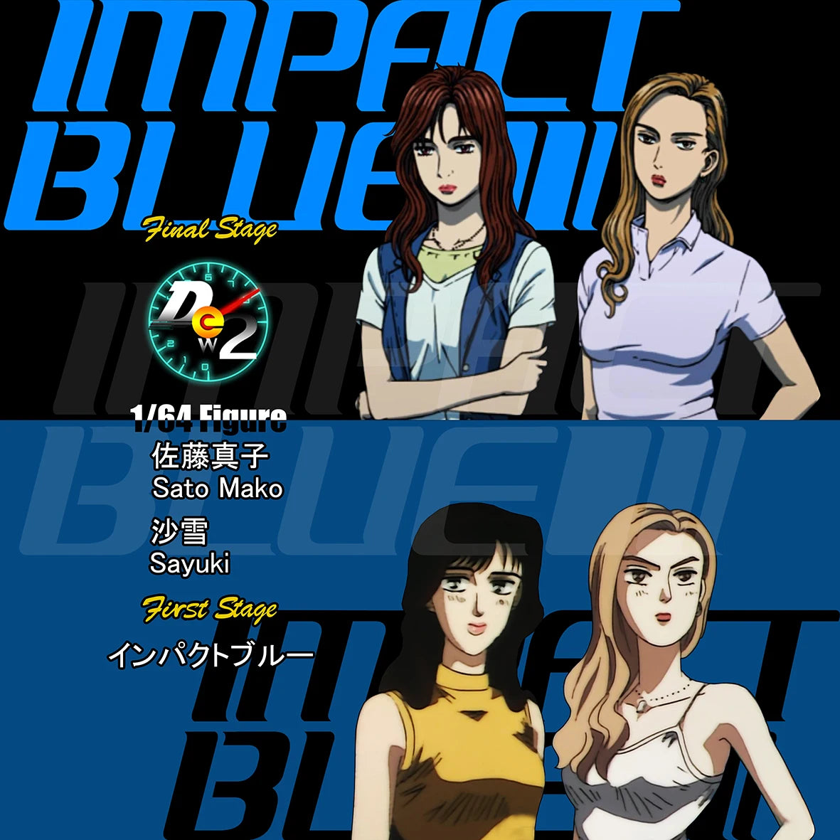 DEW2 Diorama 1/64 Scale Figurines Model Satō Mako Sayuki Collection Miniature Hand-painted