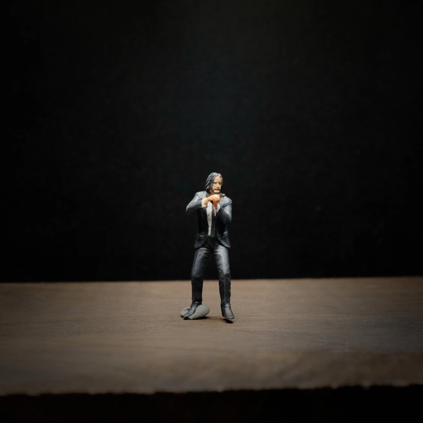 SZ Produced Diorama 1/64 Scale Figurines Model John Wick Movie Character Collection Miniature Hand-painted