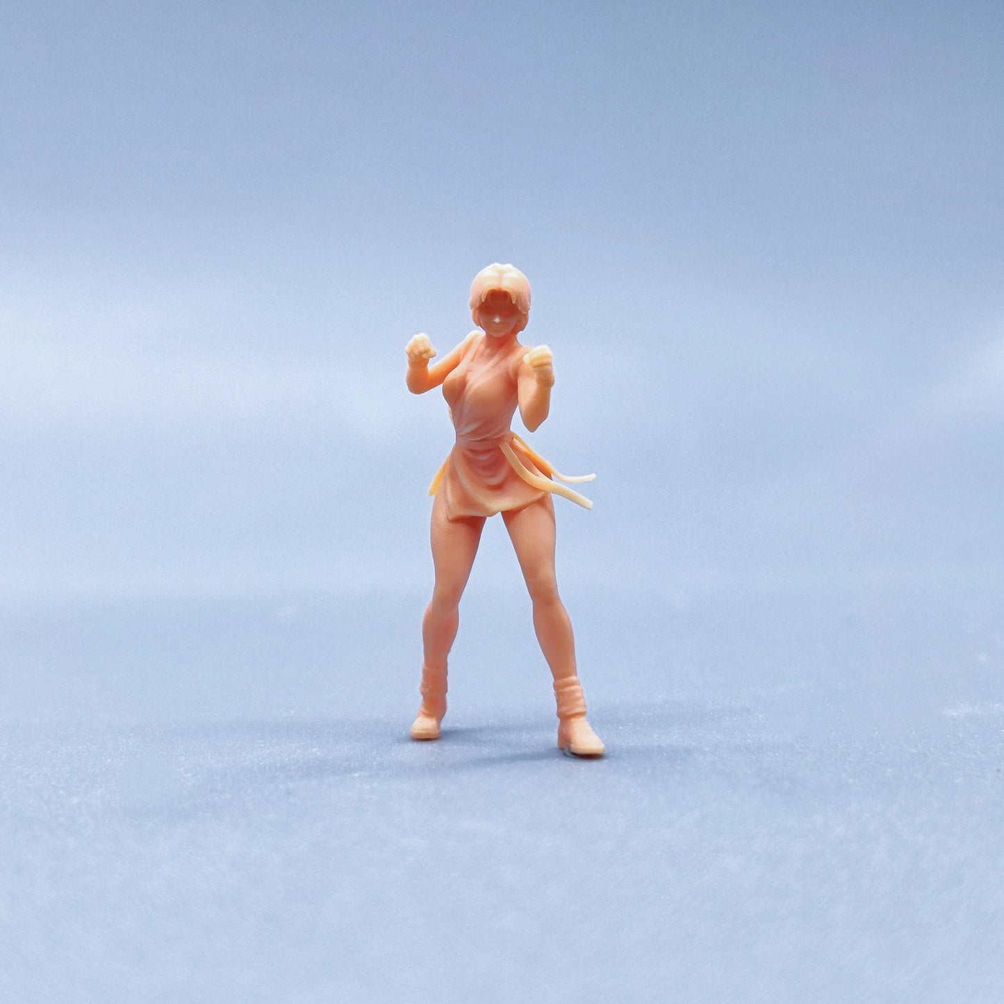 1/64 1/43 Figurines Scale Model Resin Standing Fist King Sakazaki Lily Uncolored Miniatures Diorama Hand-painted V632