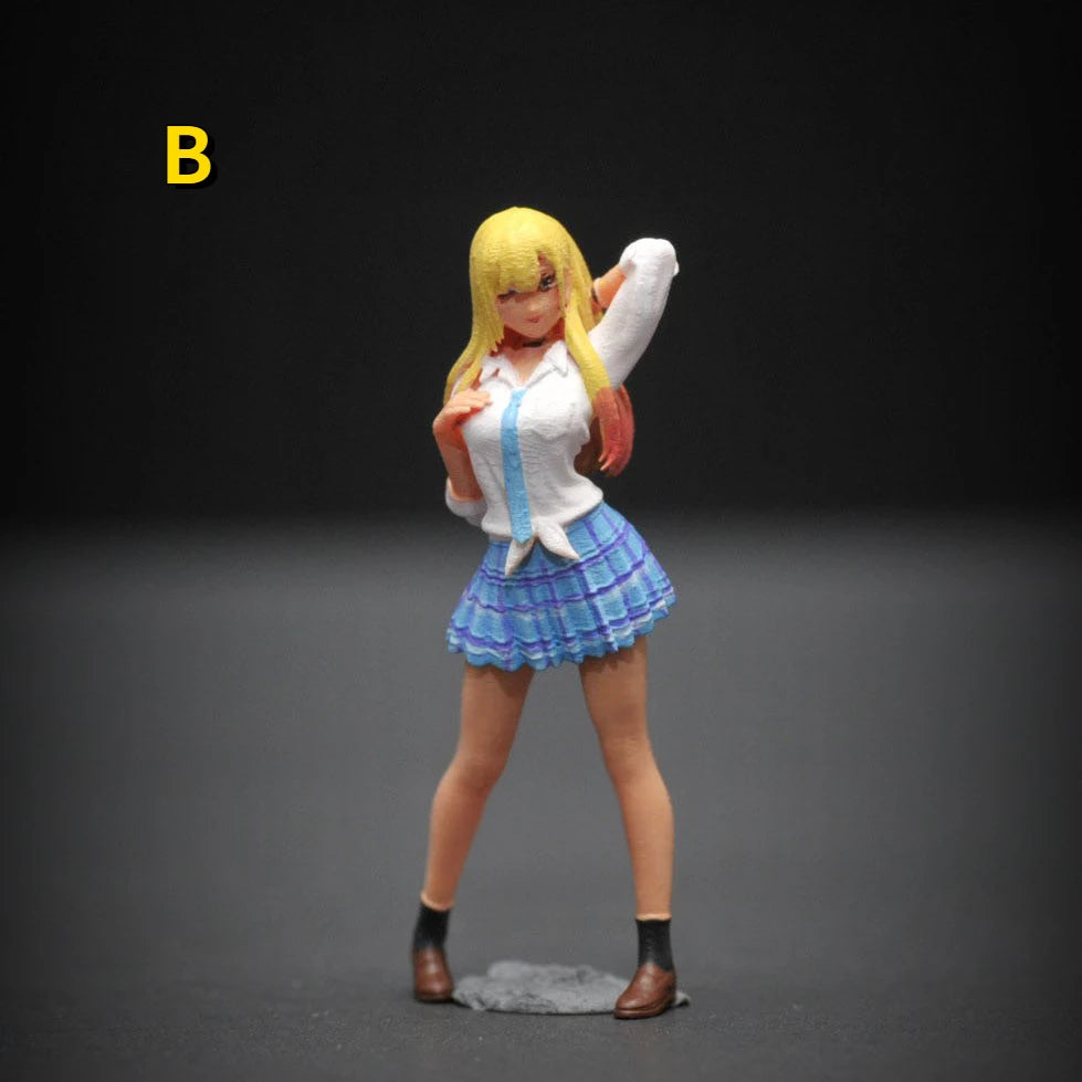 SZ Produced Diorama 1/64 Scale Figurines Model Characters In Hidagawa Haimeng Comics Collection Miniature Hand-painted