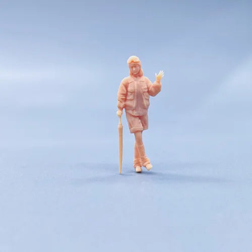 1/64 1/43 Figurines Scale Model Resin Artificial Person Number 207 Uncolored Miniatures Diorama Hand-painted V001 V015