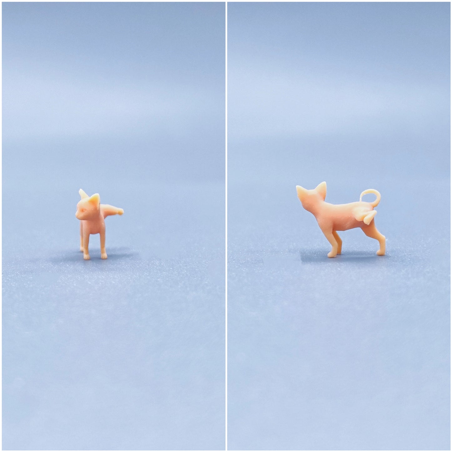 1/64 1/43 Figurines Scale Model Resin Pet Dog Uncolored Miniatures Diorama Hand-painted V534