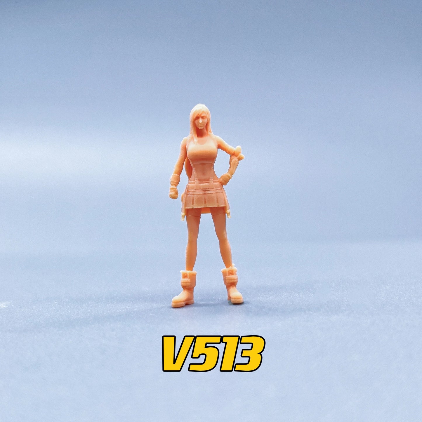 1/64 1/43 Figurines Scale Model Resin Tifa Uncolored Miniatures Diorama Hand-painted V511 V512