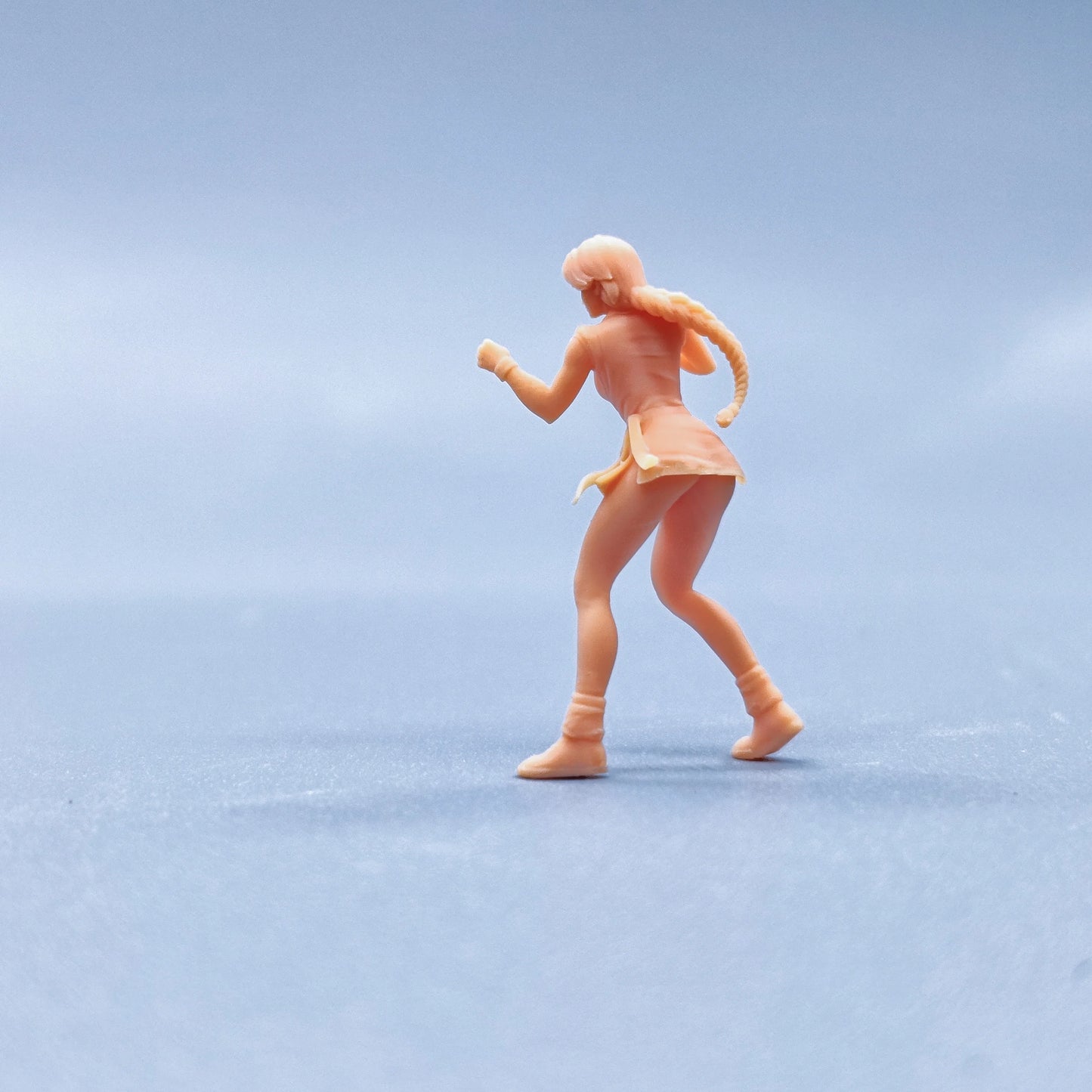 1/64 1/43 Figurines Scale Model Resin Standing Fist King Sakazaki Lily Uncolored Miniatures Diorama Hand-painted V632