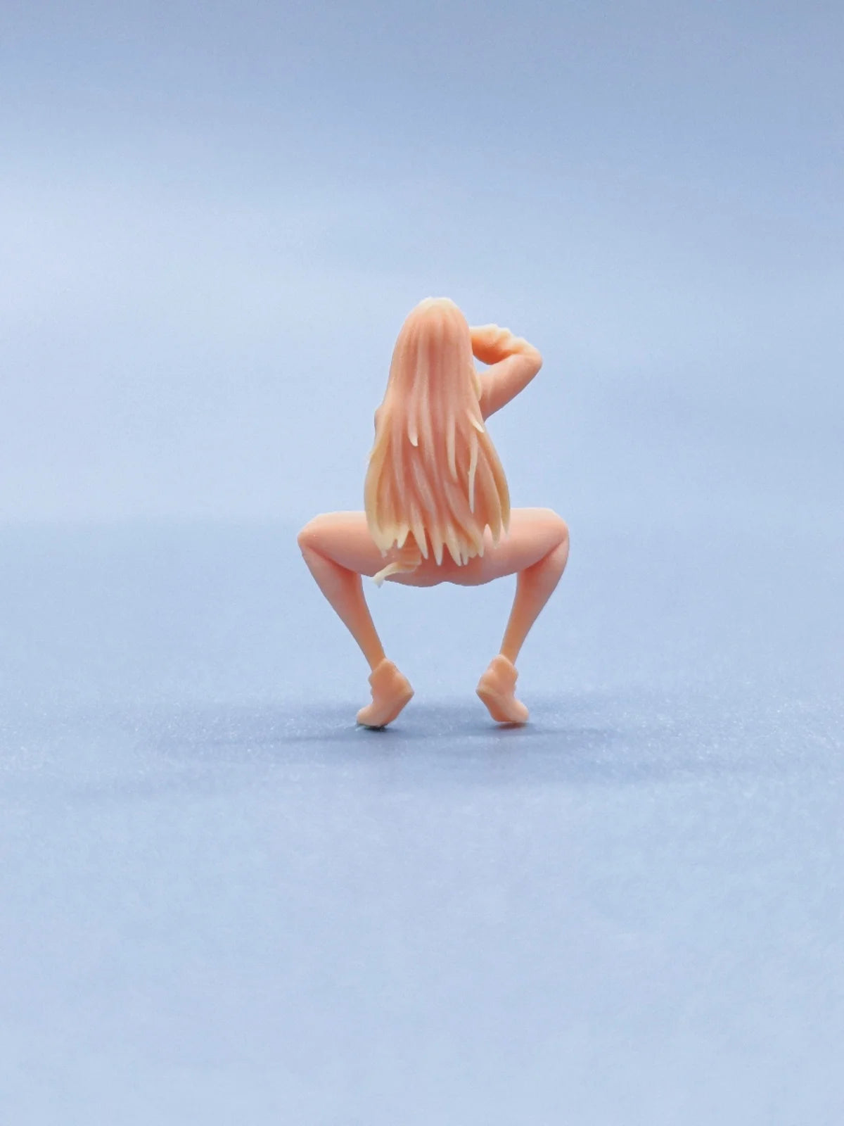 1/64 1/43 Figurines Scale Model Resin Biyah Gesture Girl Uncolored Miniatures Diorama Hand-painted V622