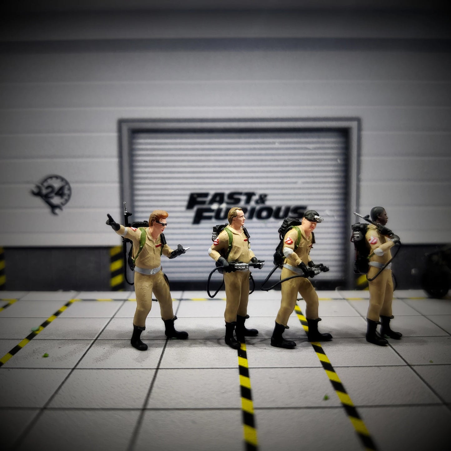 WT Minifactory 1:64 Scale Figures Ghostbusters Model Dioramas Diecast Miniature Collection