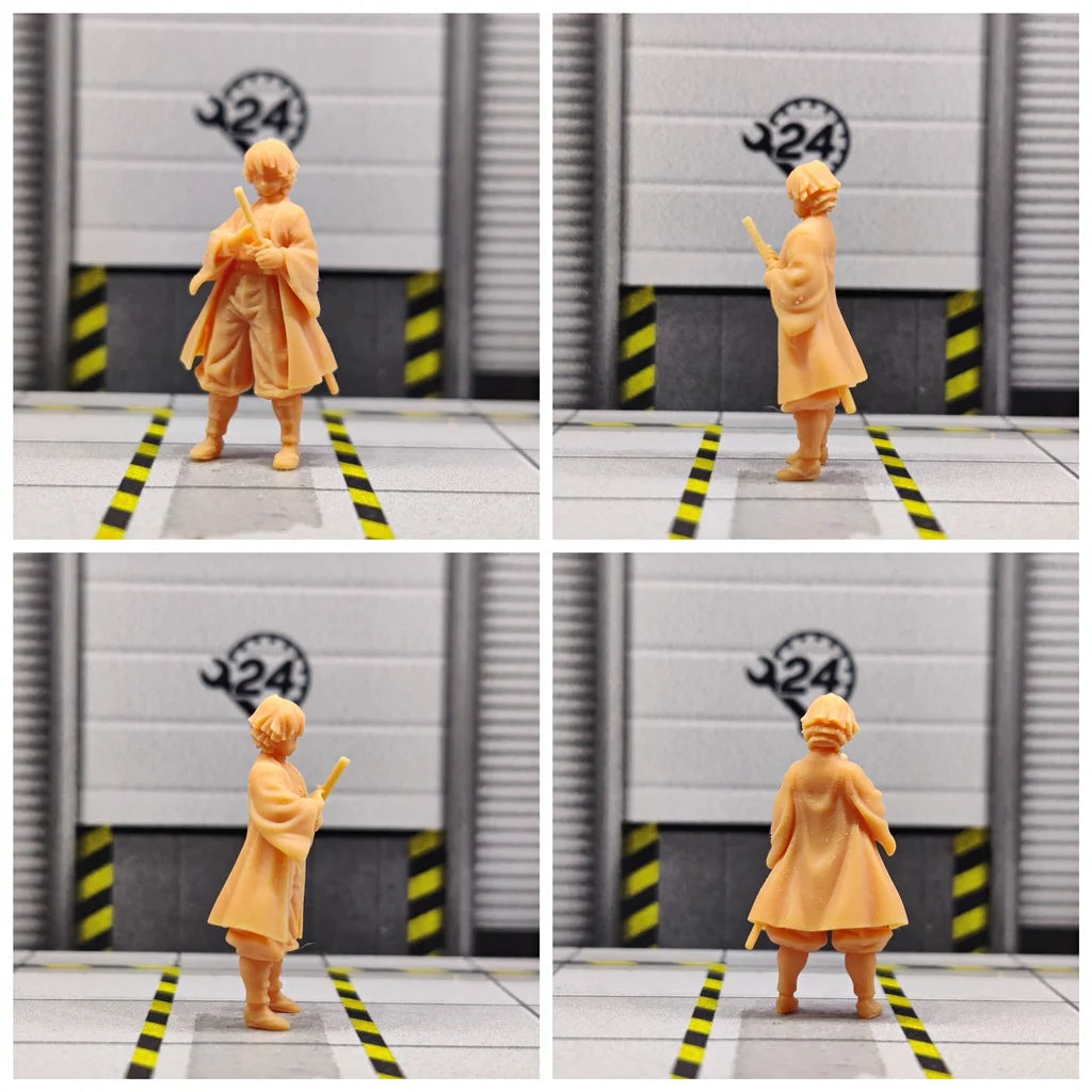 1/64 1/43 Scale Model Resin Demon Slayer Uncolored Miniature Diorama Hand-painted S327